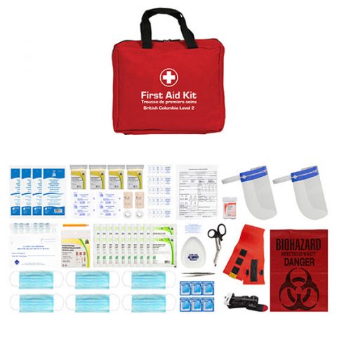 First Aid Kit B.C. Level 2 & 3 in Nylon Bag w/o Oxygen – Mountain Medical