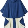 Fleece Lined Water Repellent Poncho - Image 2