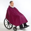 Fleece Lined Water Repellent Poncho - Image 3